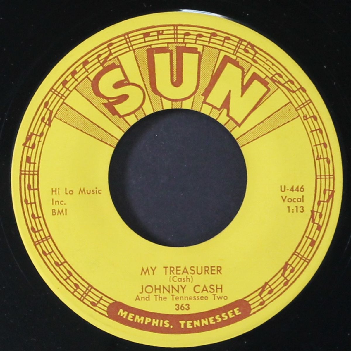 sugartime / my treasurer by JOHNNY CASH