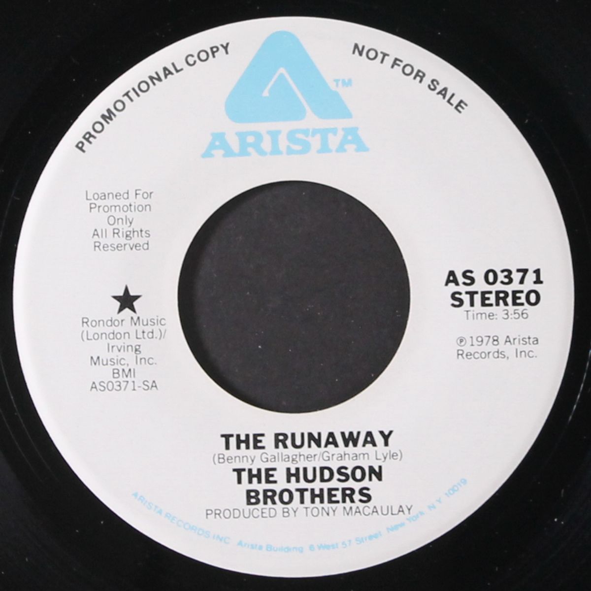 the runaway / mono by HUDSON BROTHERS