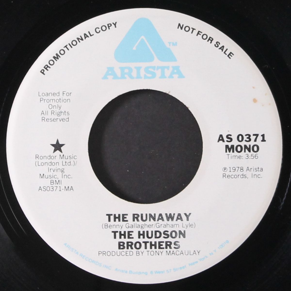the runaway / mono by HUDSON BROTHERS