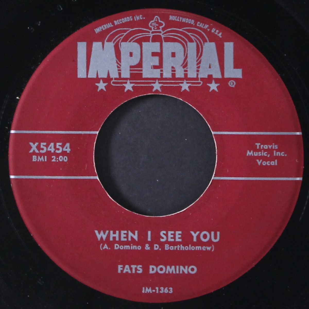 when i see you / what will i tell my heart by FATS DOMINO