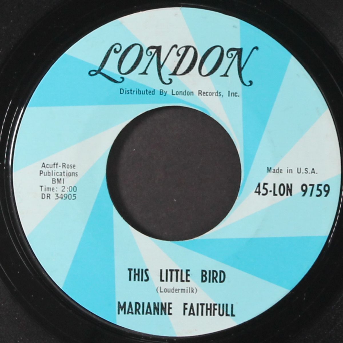 this little bird by MARIANNE FAITHFULL