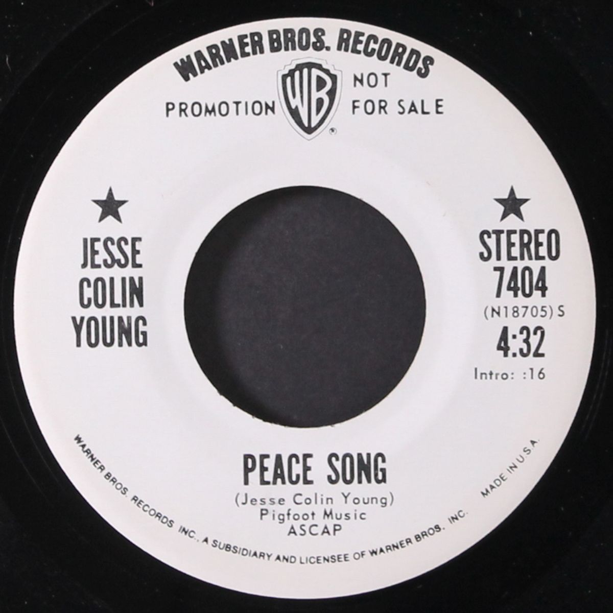 peace song / mono by JESSE COLIN YOUNG