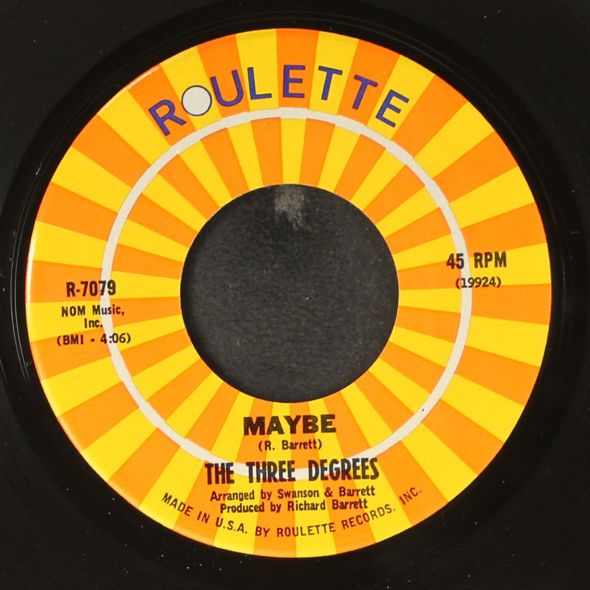 maybe / sugar on sunday by THREE DEGREES