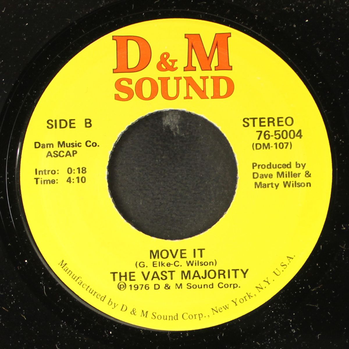 move it / take it by VAST MAJORITY