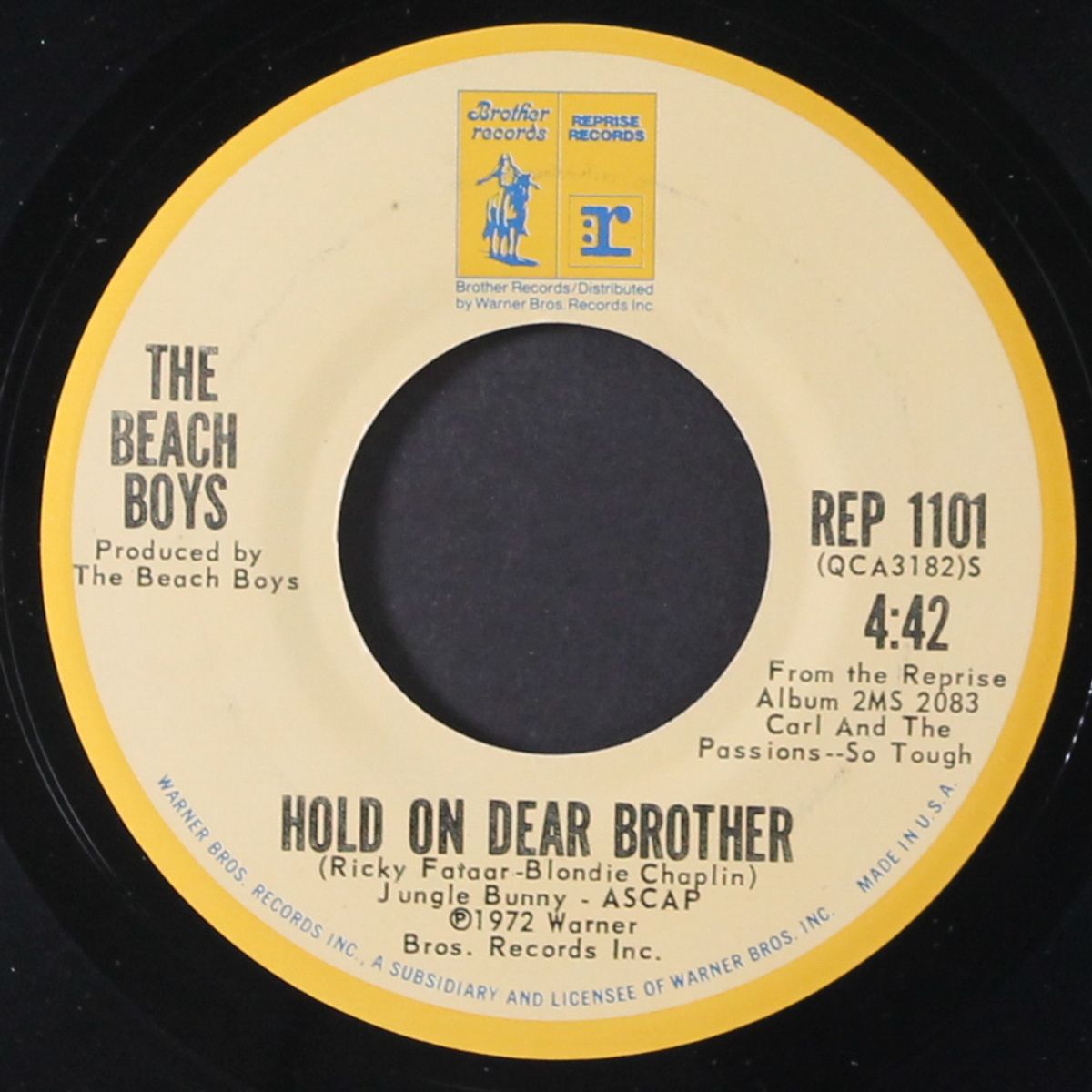 marcella / hold on dear brother by BEACH BOYS