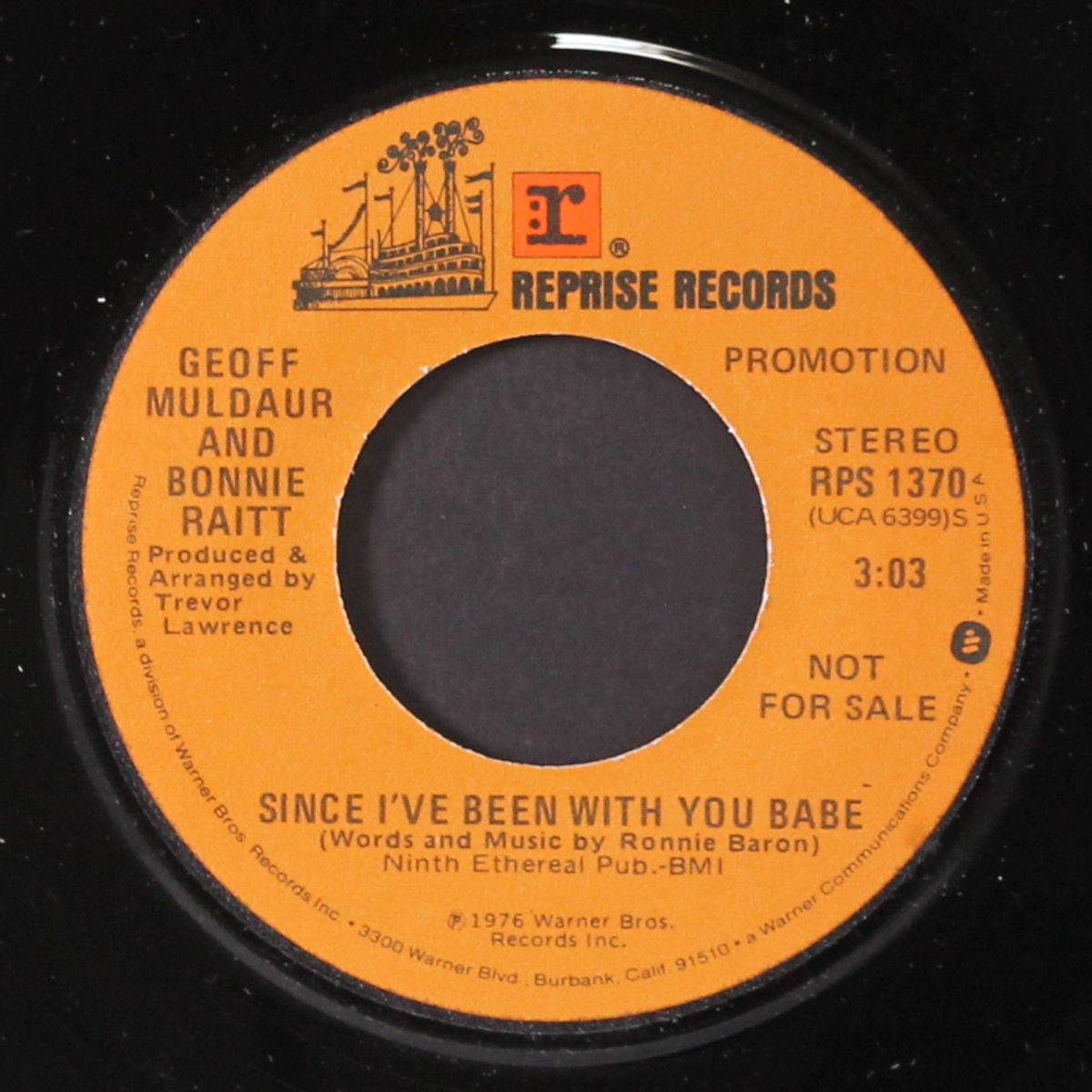 since i've been with you babe / mono by GEOFF MULDAUR & BONNIE RAITT