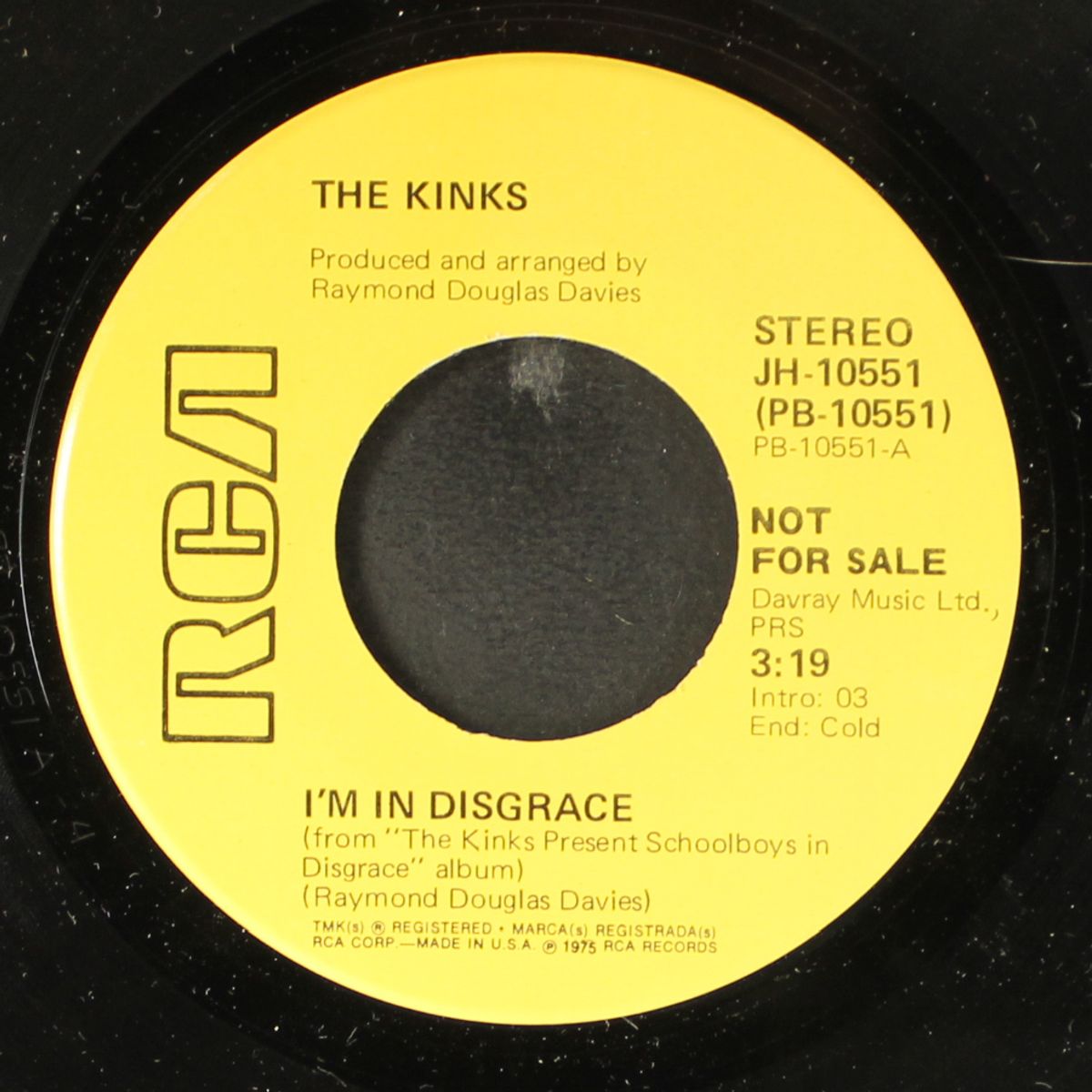 i'm in disgrace / mono by KINKS