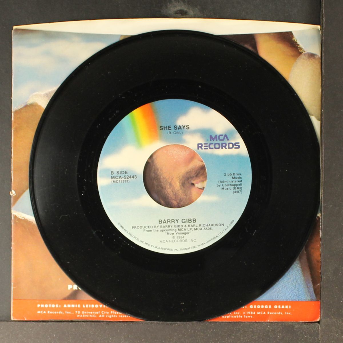 shine, shine / she says by BARRY GIBB