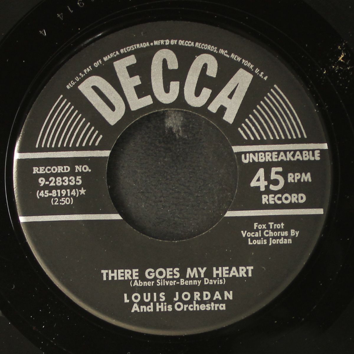 there goes my heart / all of me by LOUIS JORDAN