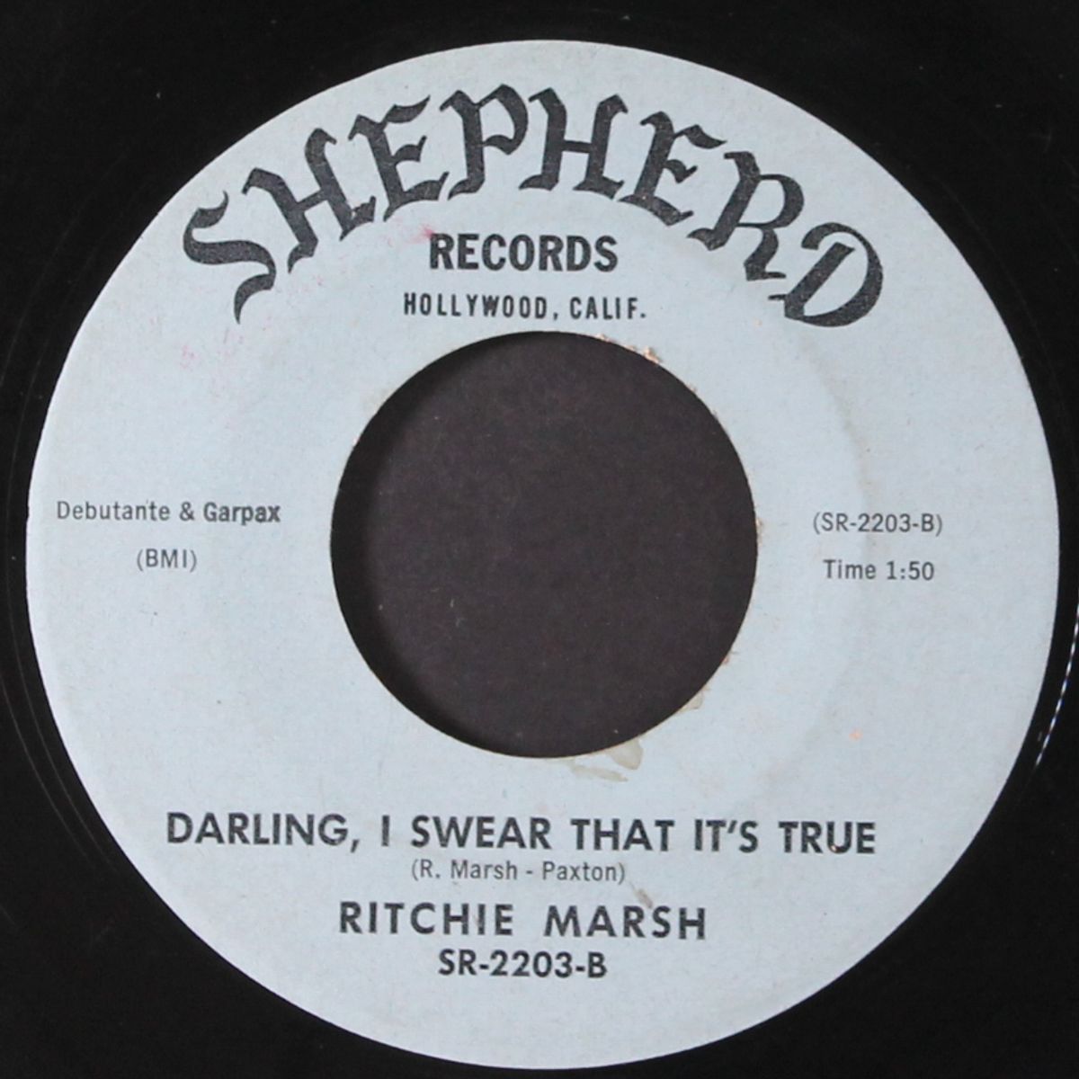 they say / darling, i swear that it's true by RITCHIE MARSH