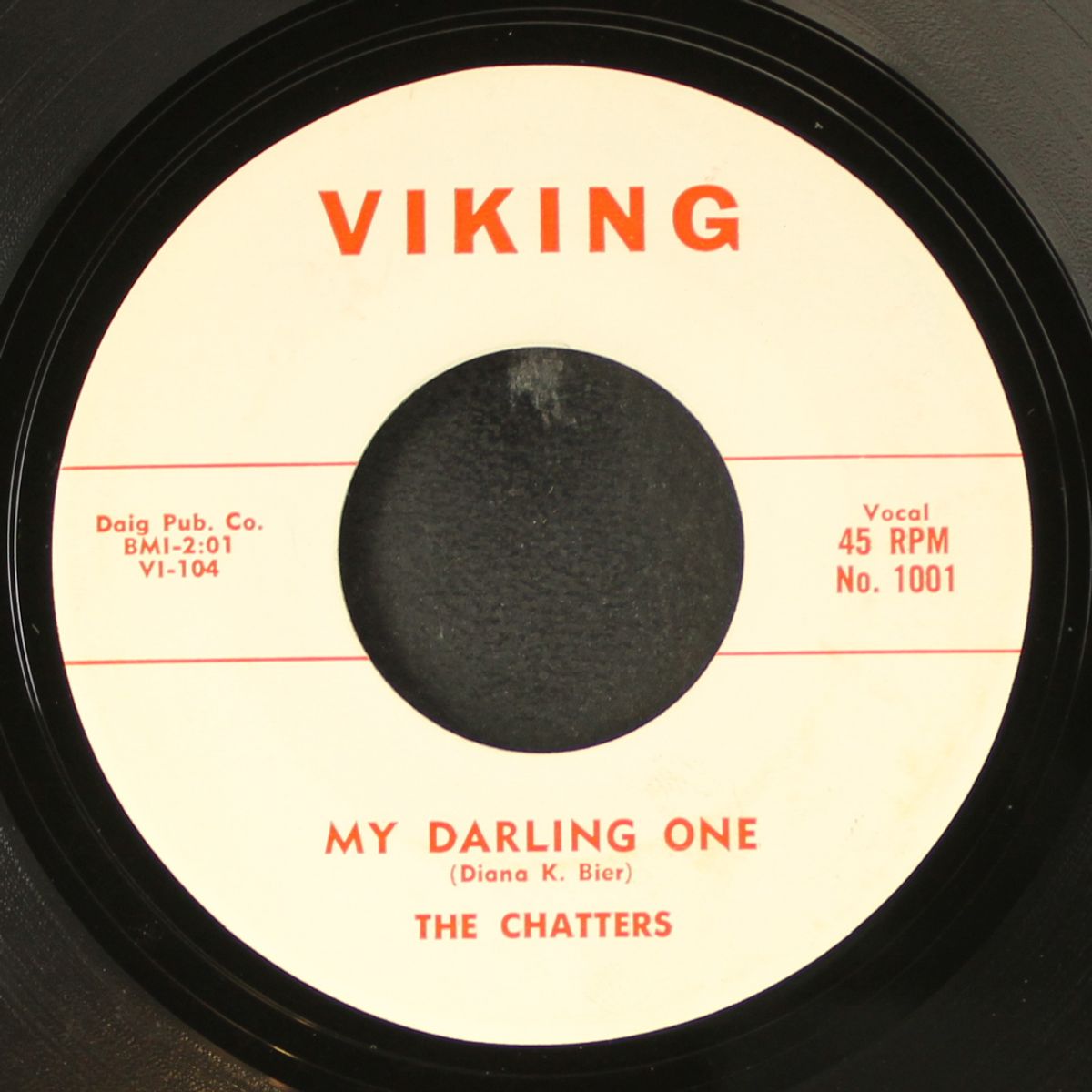 teenage love affair / my darling one by CHATTERS