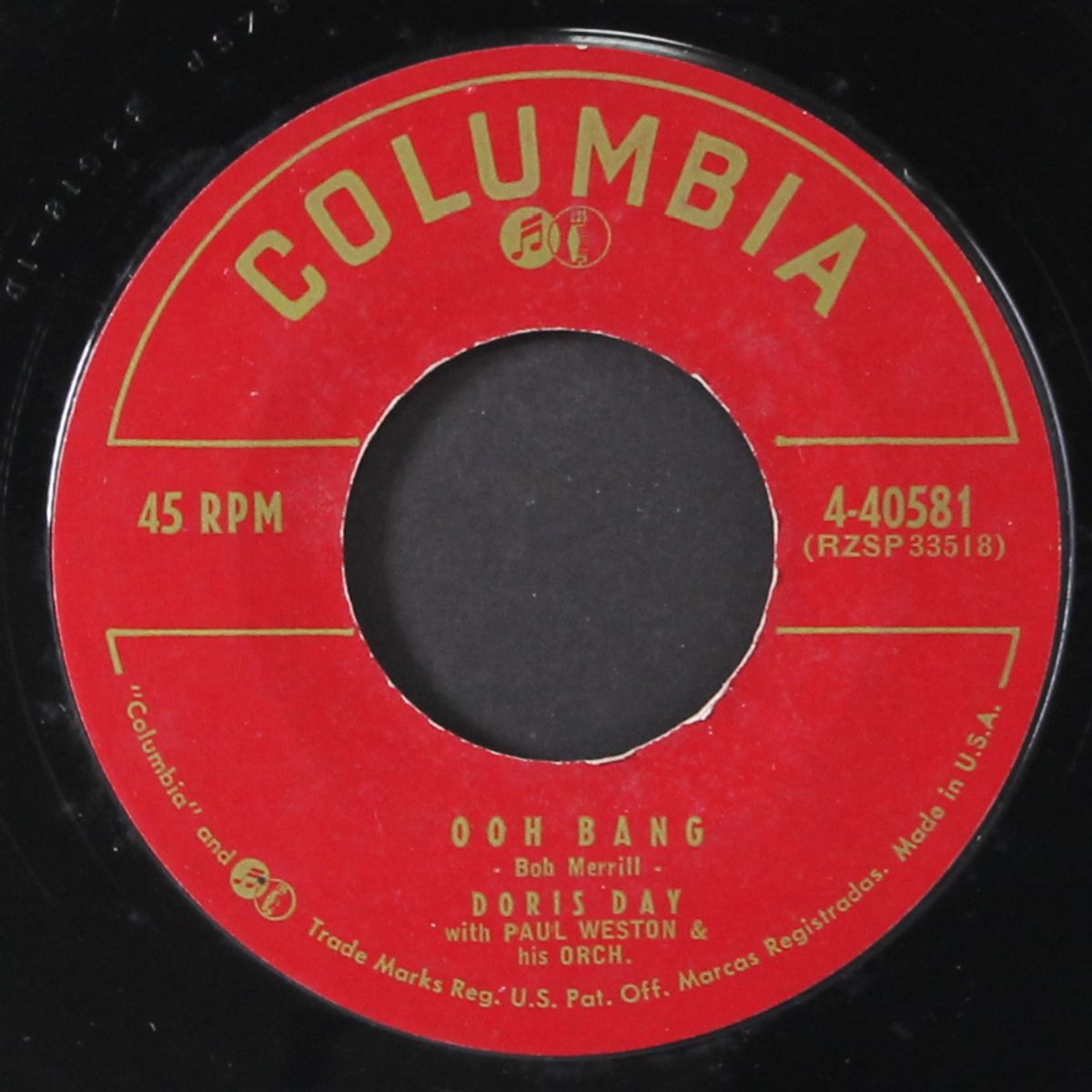 ooh bang jiggily jang / jimmy unknown by DORIS DAY