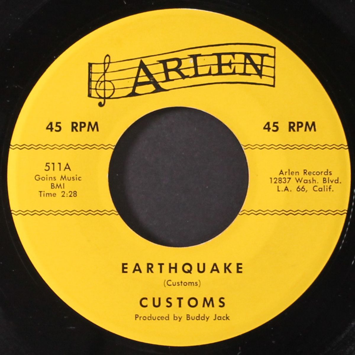 earthquake / because of love by CUSTOMS