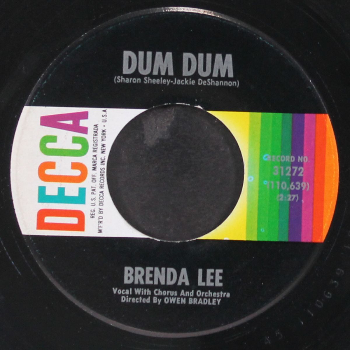 dum dum / eventually by BRENDA LEE