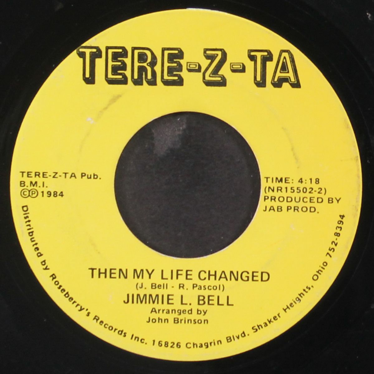 then my life changed / god's hand by JIMMIE BELL
