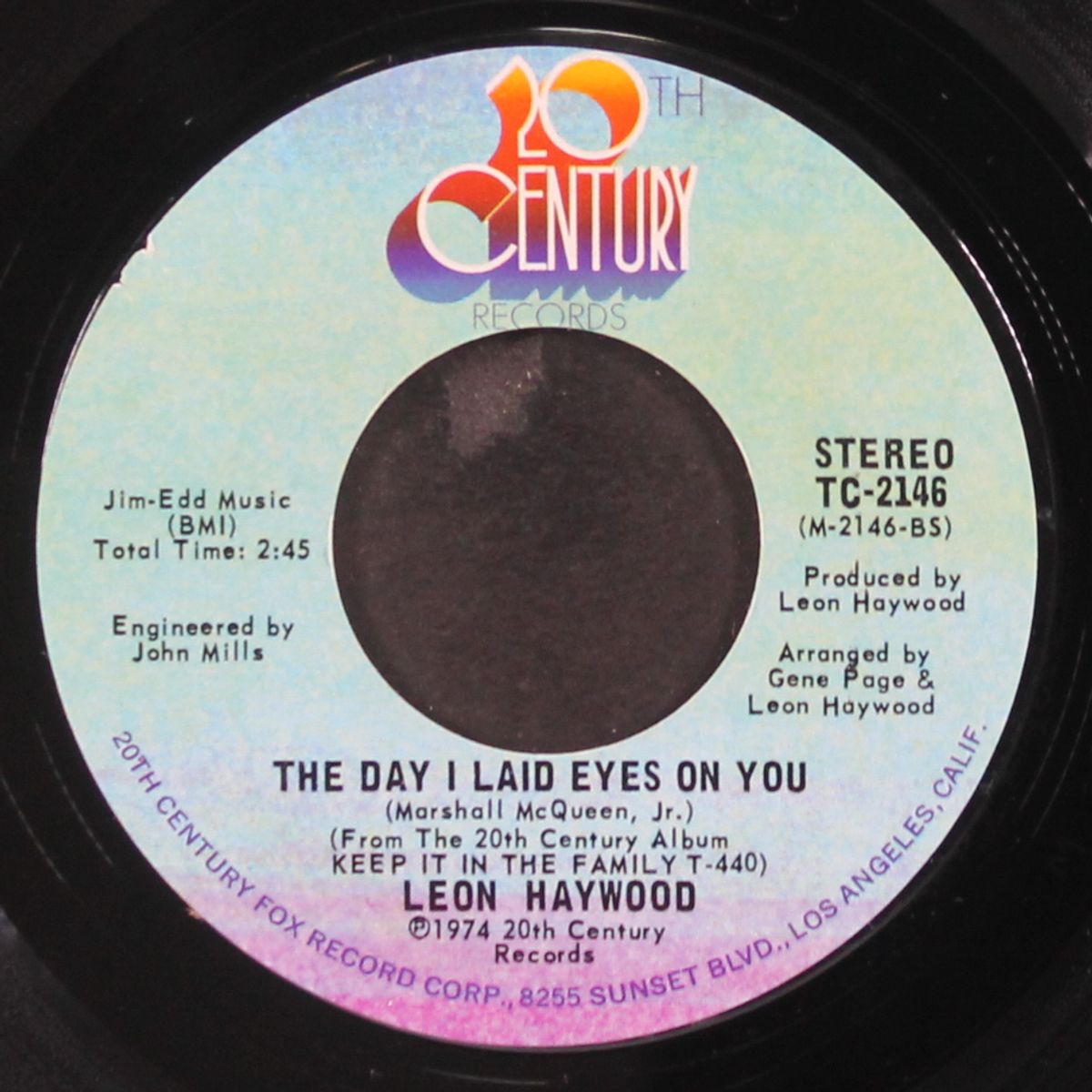 believe half of what you see / the day i laid eyes on you by LEON HAYWOOD