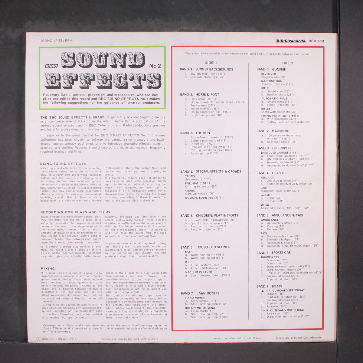 bbc sound effects no. 2 by SOUND EFFECTS