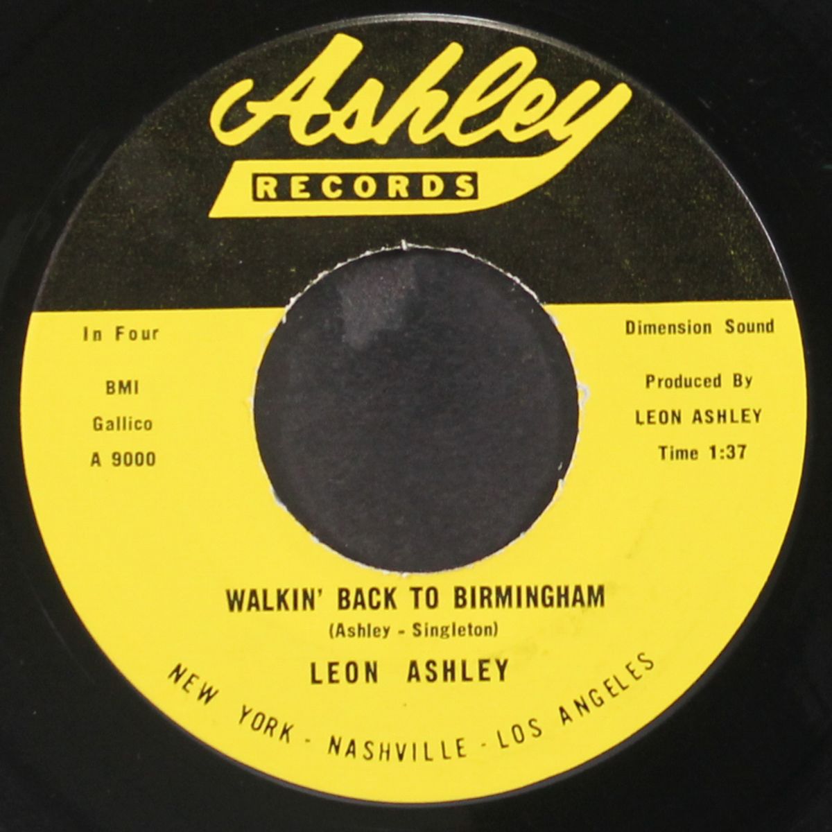 walkin' back to birmingham by LEON ASHLEY