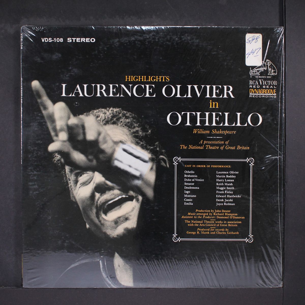 othello, highlights by LAURENCE OLIVIER