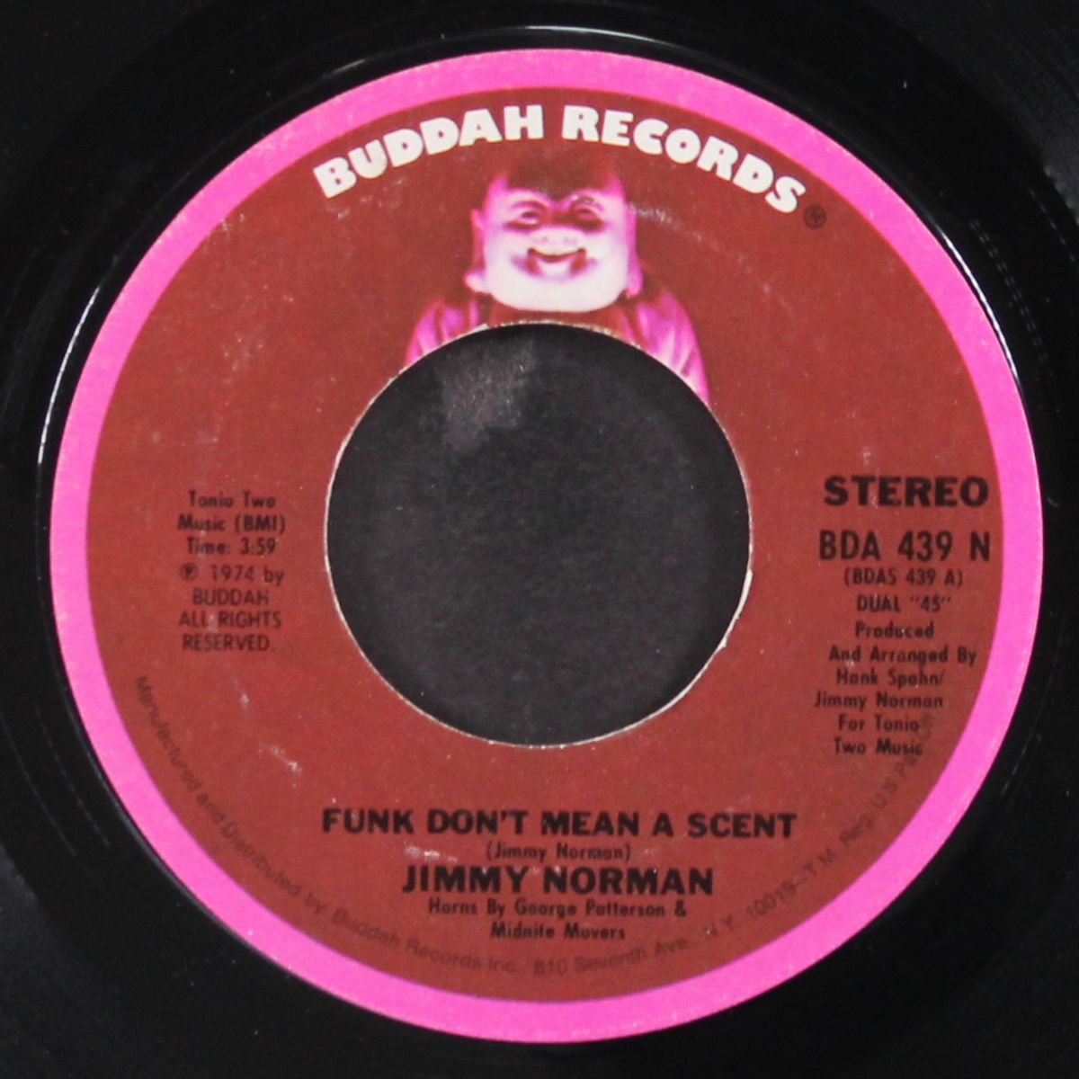 funk don't mean a scent / in the palm of anothers hand by JIMMY NORMAN
