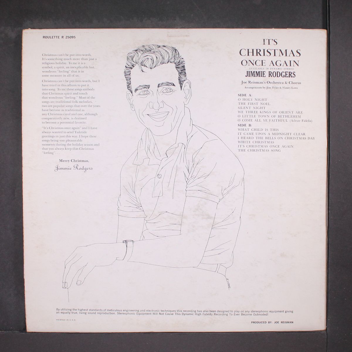 it's christmas once again by JIMMIE RODGERS