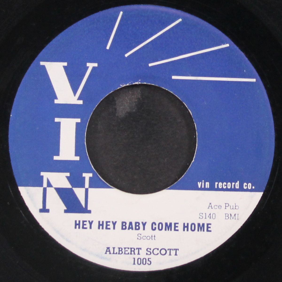 hey hey baby come home / can't let you go i love you so by ALBERT SCOTT
