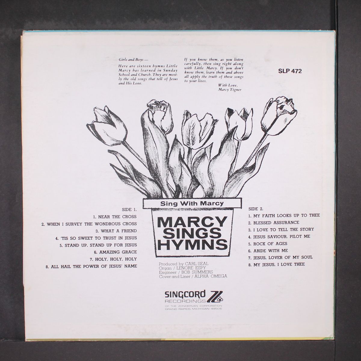 marcy sings hymns by MARCY