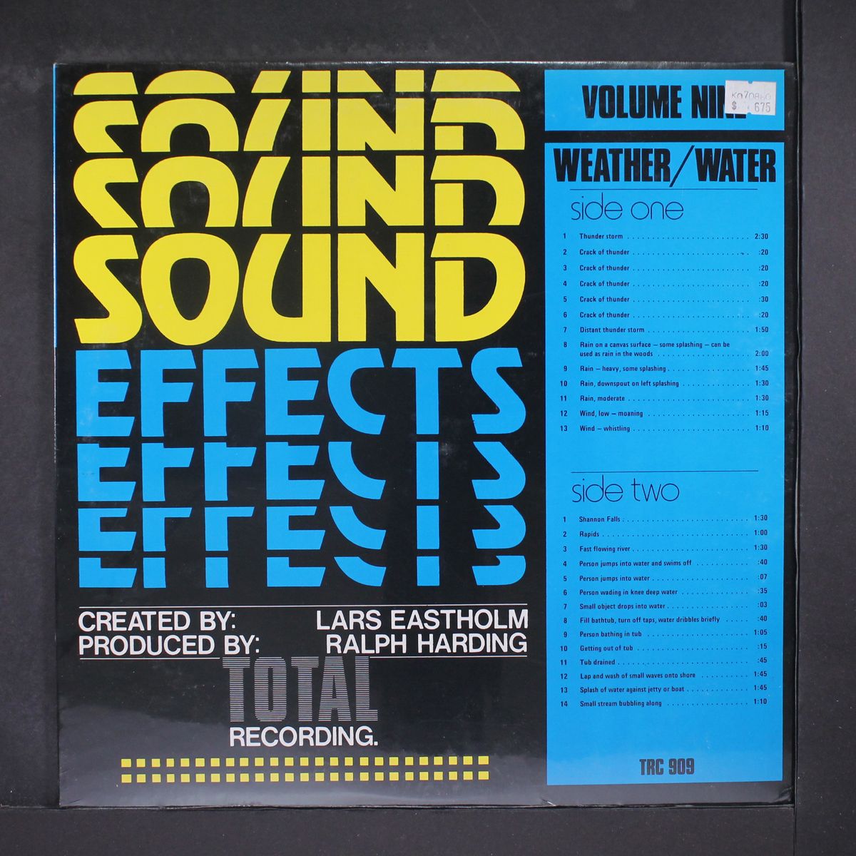 volume nine- weather / water by SOUND EFFECTS