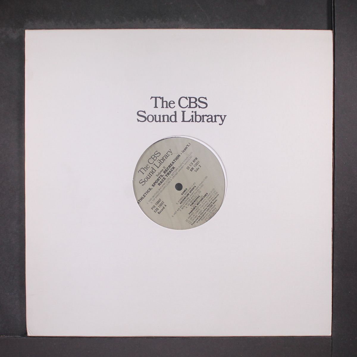 the cbs sound library-athletics, sports, recreation, baseball vol. 2 by SOUND EFFECTS