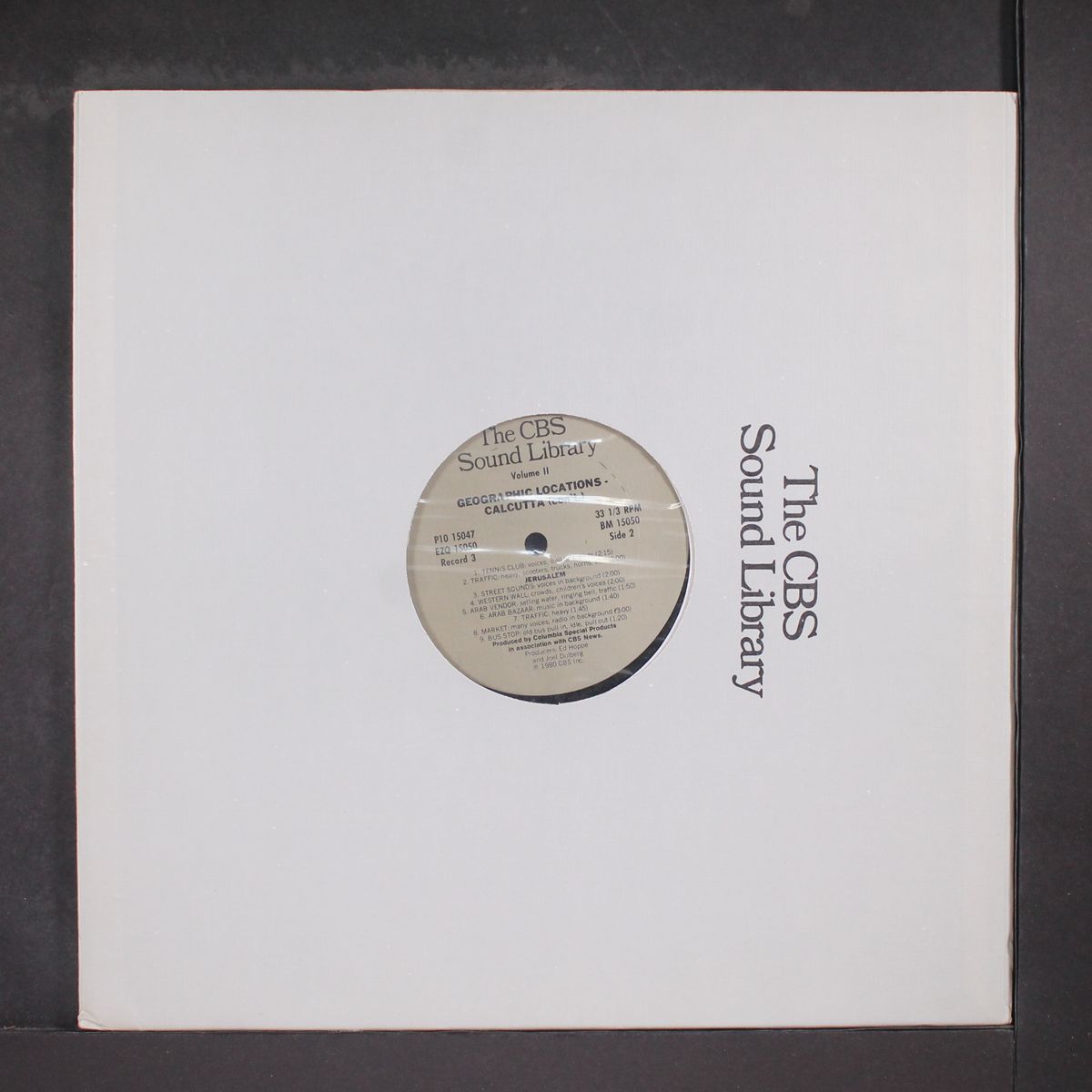 the cbs sound library-geographic locations-beirut vol. 2 by SOUND EFFECTS