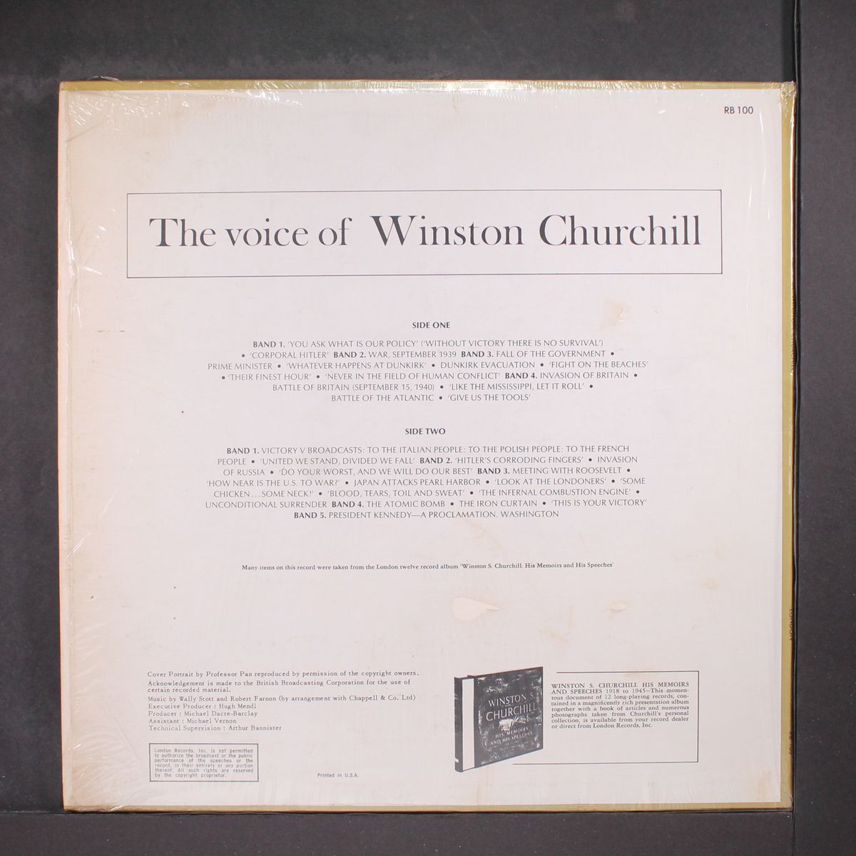the voice of winston churchill by WINSTON CHURCHILL