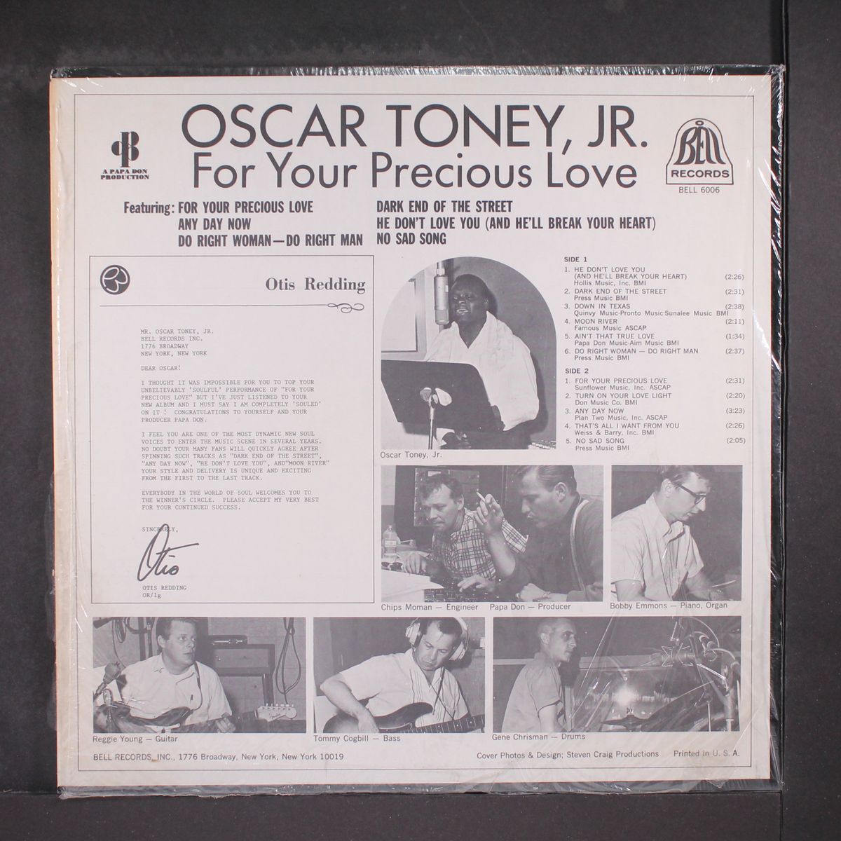 for your precious love by OSCAR TONEY, JR.