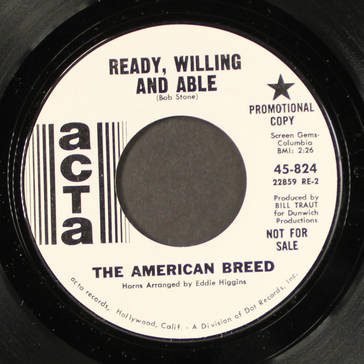 ready, willing and able / take me if you want me by AMERICAN BREED