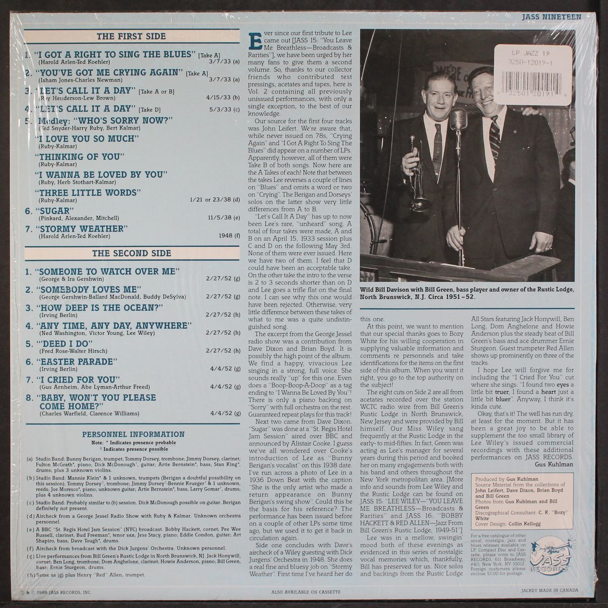 i got a right to sing the blues by LEE WILEY