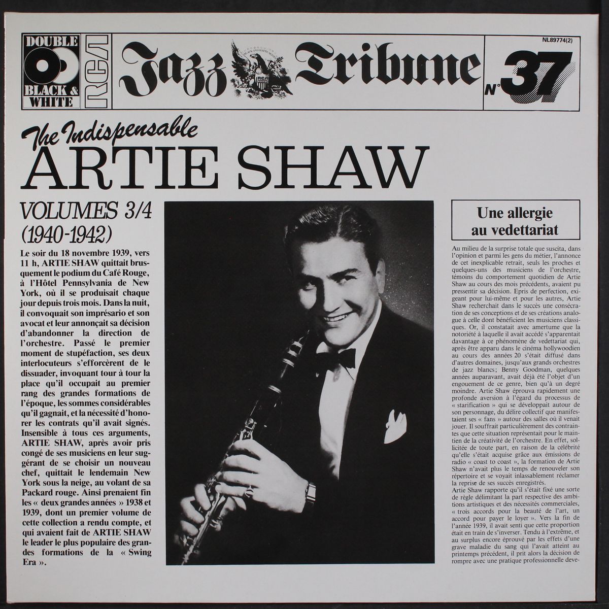 the indispensable, vols. 3-4 1940-42 by ARTIE SHAW