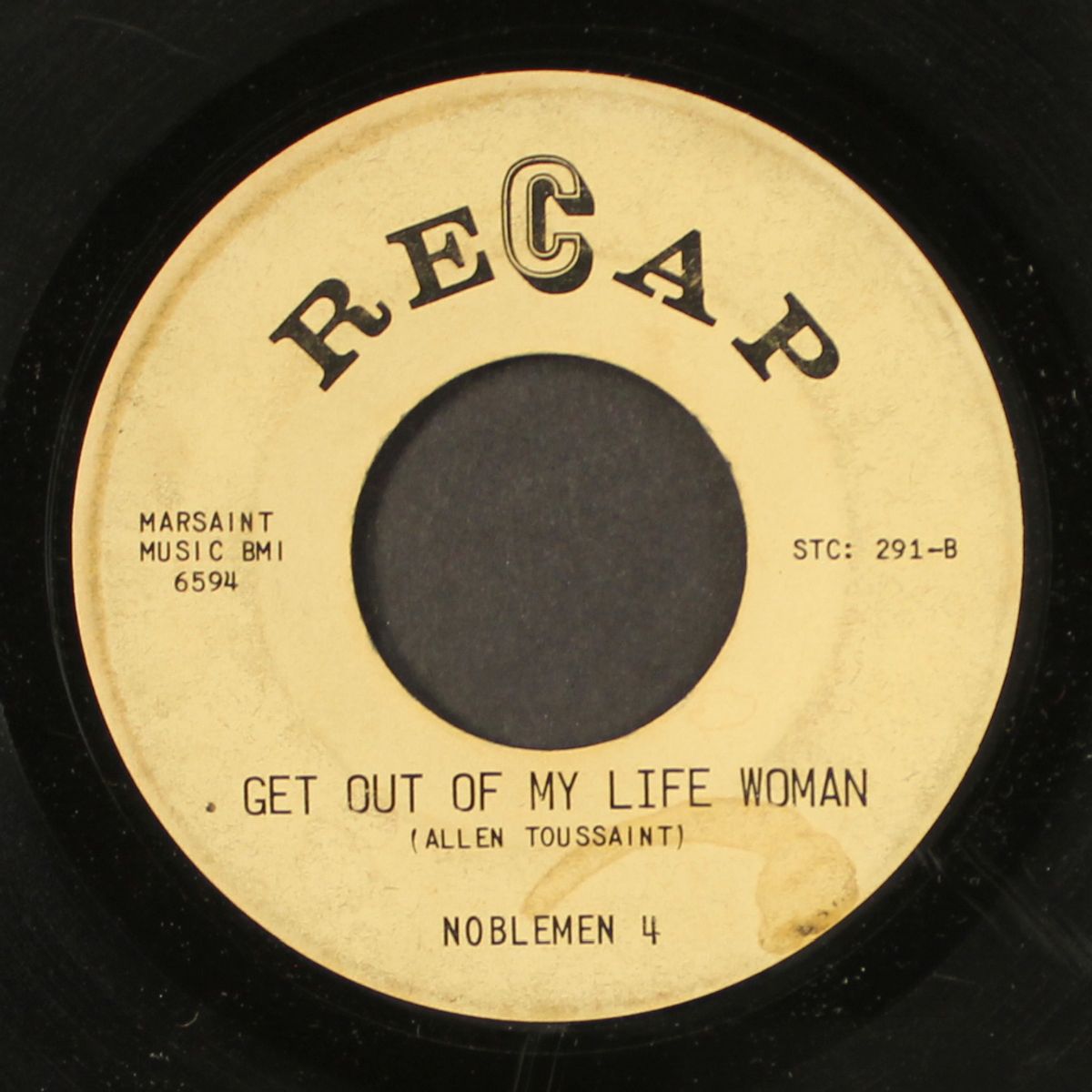 get out my life woman / what's your name by NOBLEMEN 4