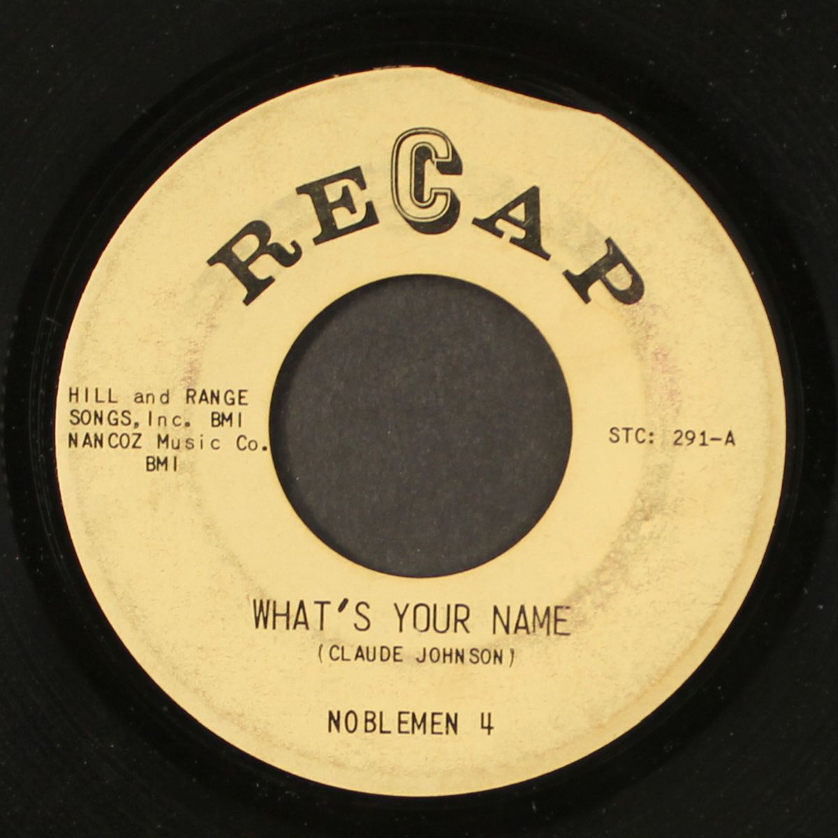 get out my life woman / what's your name by NOBLEMEN 4