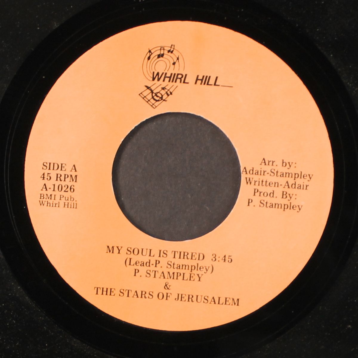 my soul is tired / i know a man by P. STAMPLEY & STARS OF JERUSALEM