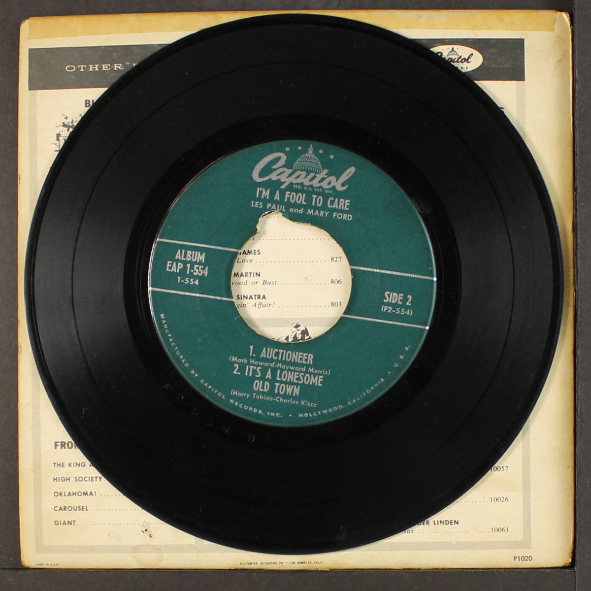 i'm a fool to care by LES PAUL & MARY FORD