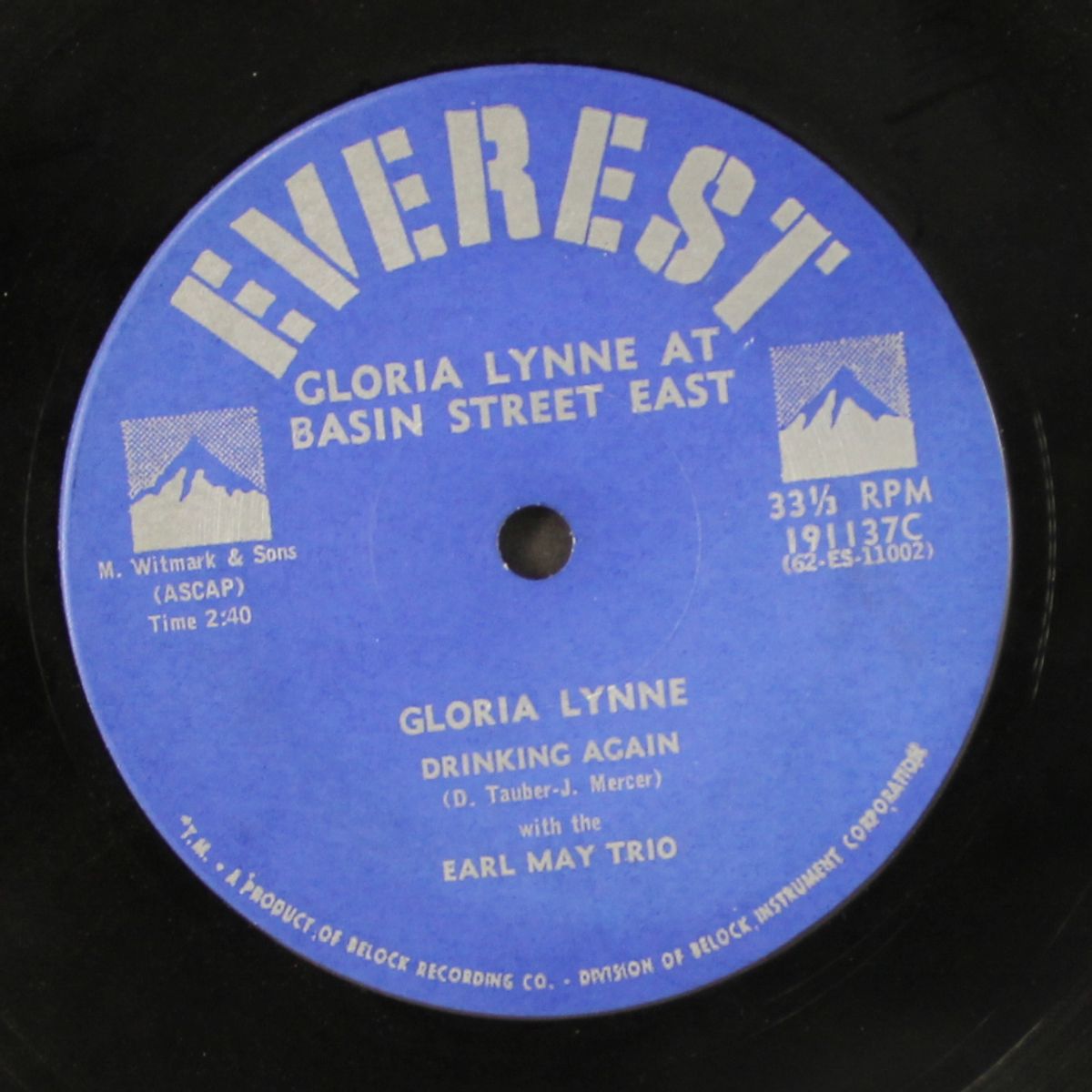 i get a kick out of you / drinking again by GLORIA LYNNE