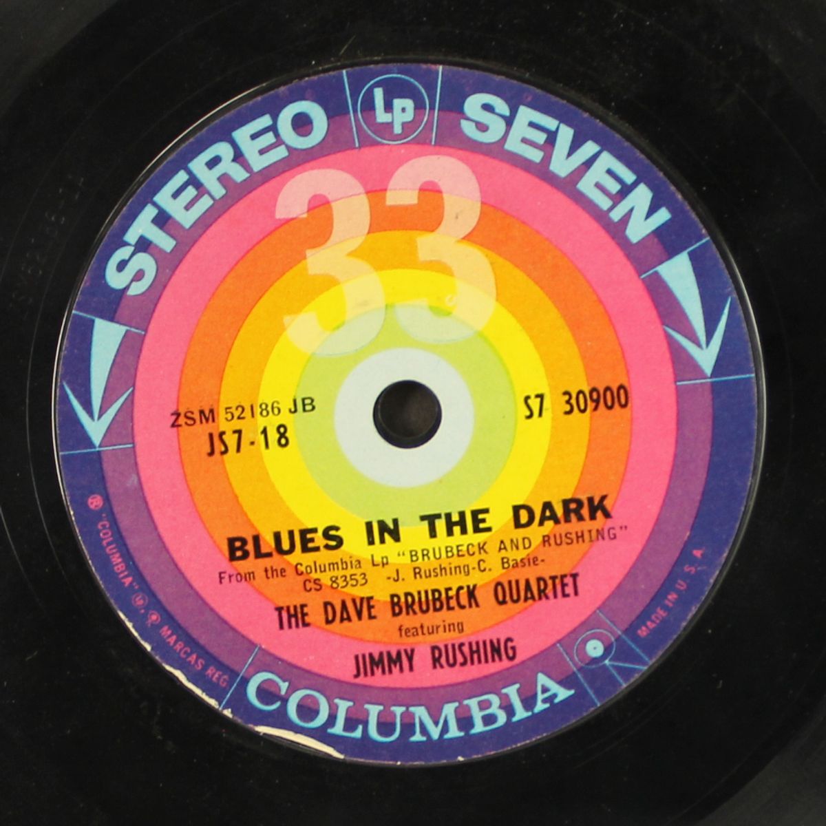 i never knew / blues in the dark by DAVE BRUBECK