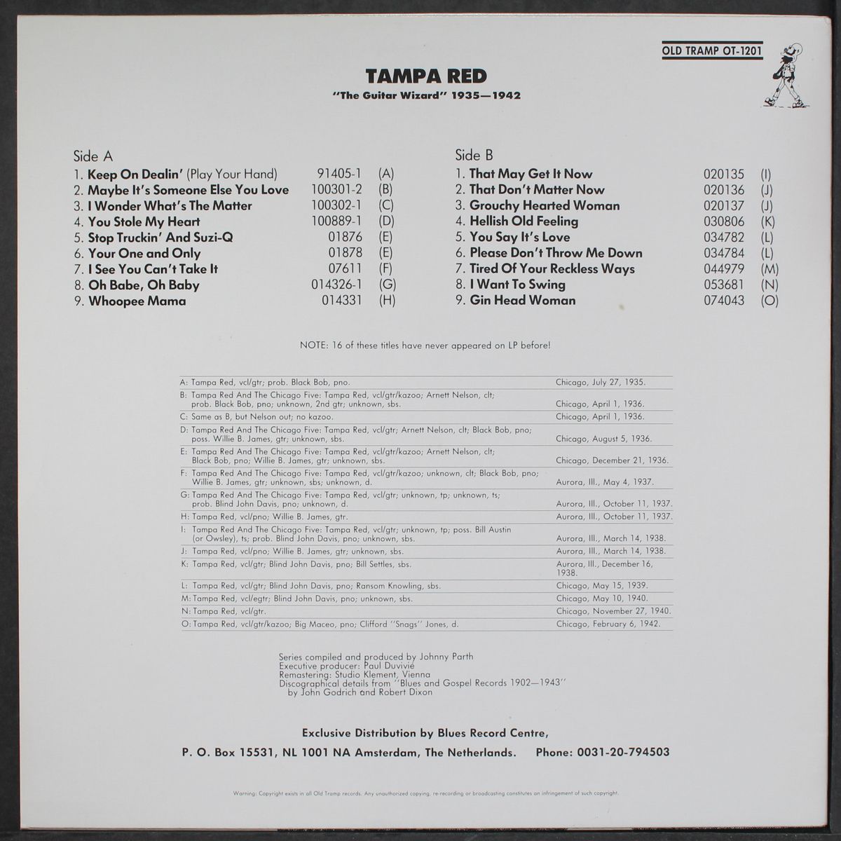 1935-1942 by TAMPA RED