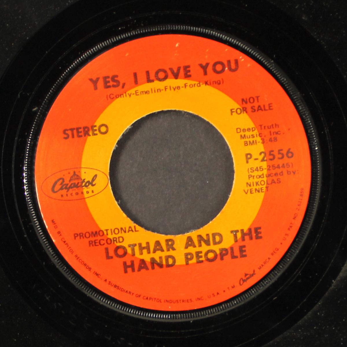 midnight ranger / yes i love you by LOTHAR & HAND PEOPLE