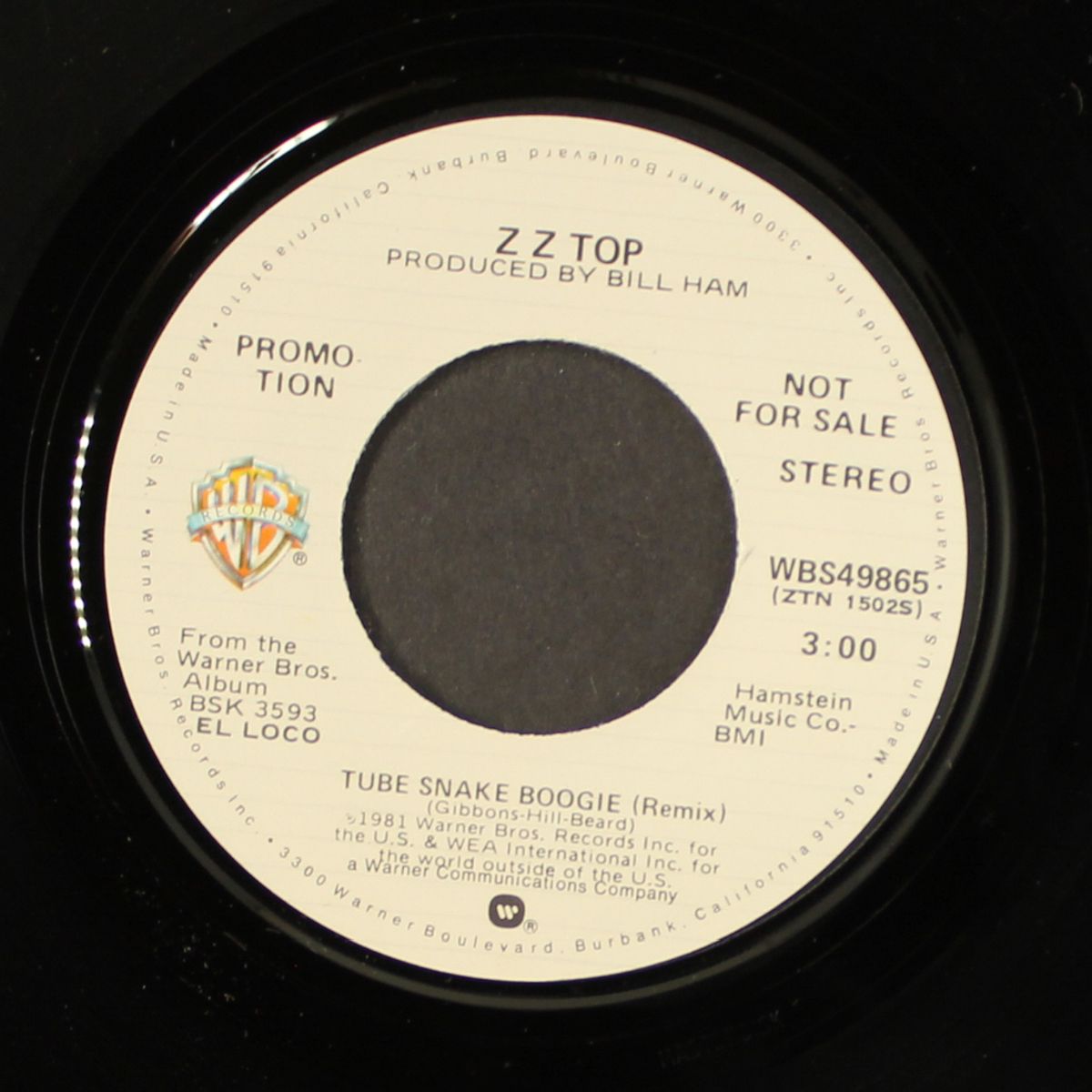 tube snake boogie / mono by ZZ TOP