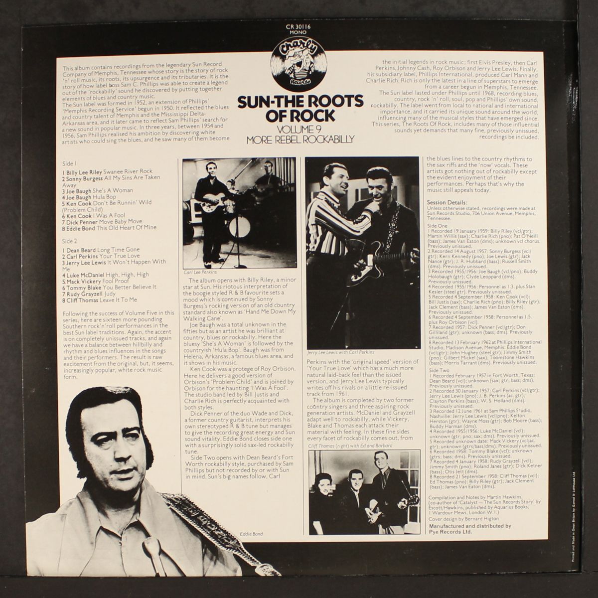 sun, the roots of rock 9; more rebel rockabilly by VARIOUS