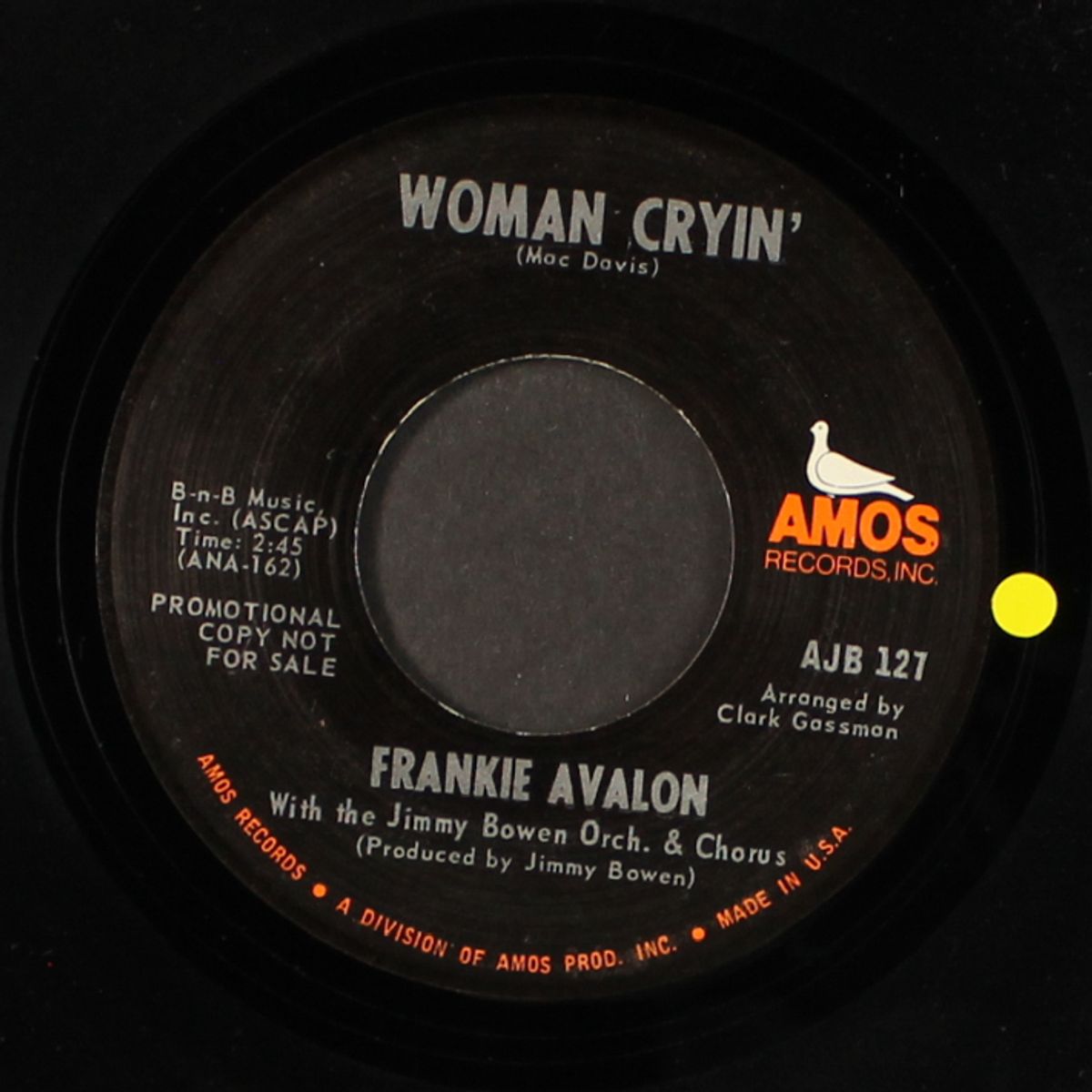 the star / woman cryin' by FRANKIE AVALON