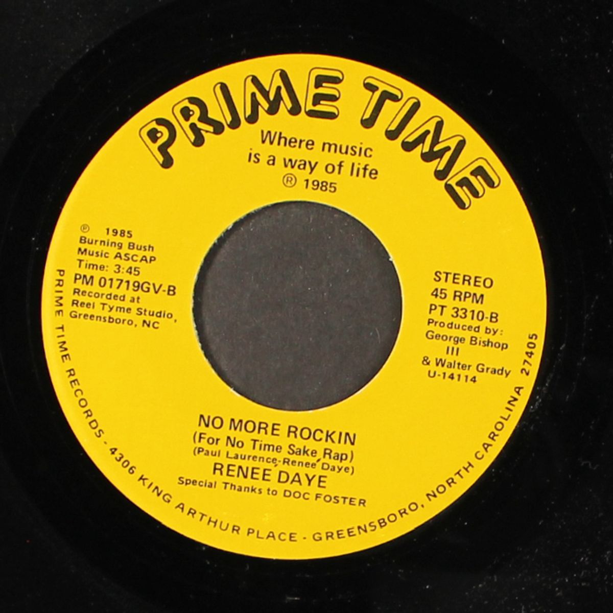 no more rockin / rap by RENEE DAYE