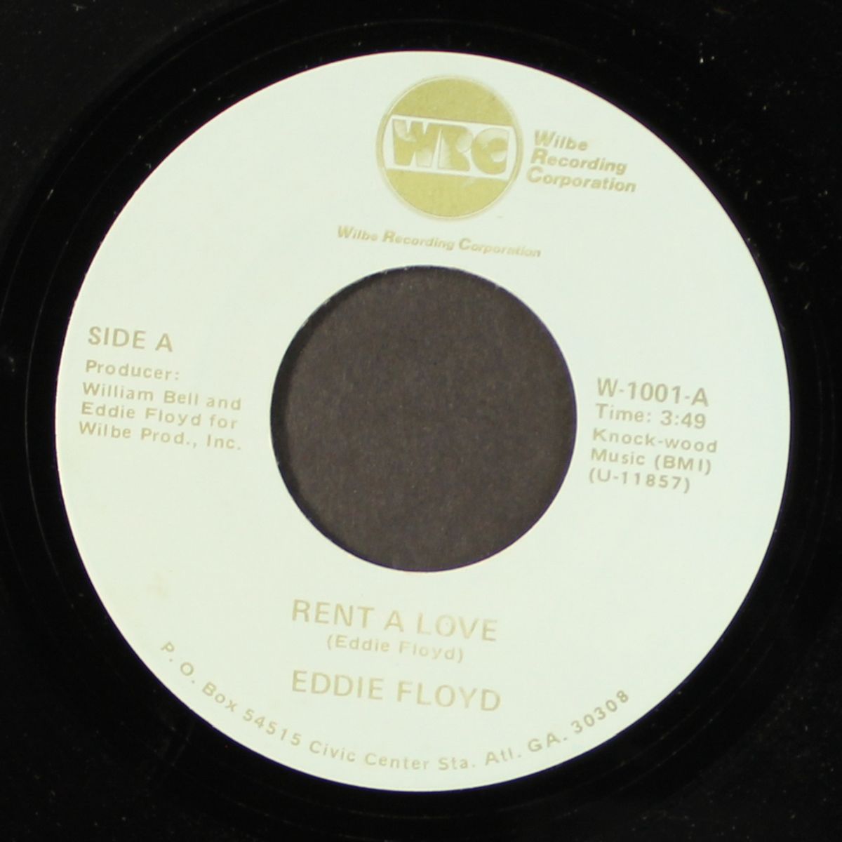rent a love / tonight's the night by EDDIE FLOYD