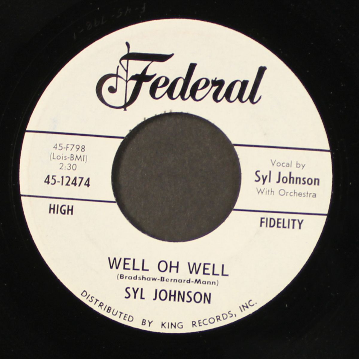 well oh well / i wanna know by SYL JOHNSON