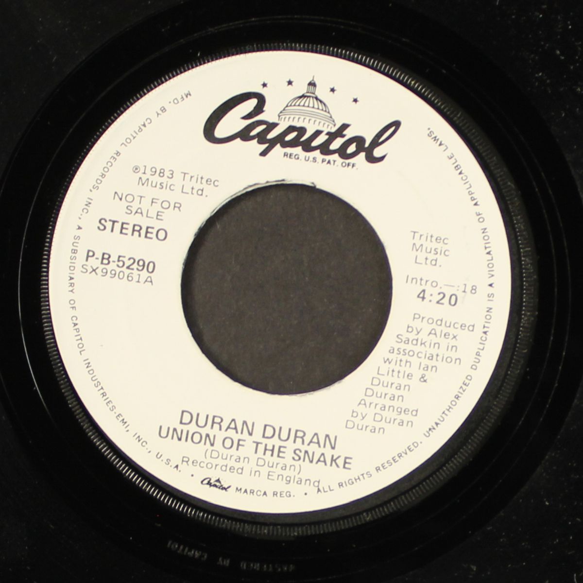 union of the snake / same by DURAN DURAN